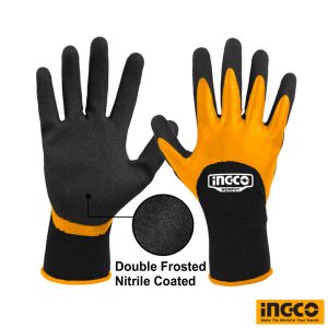 INGCO Nitrile Frosted Coated Gloves