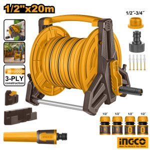 INGCO Garden Hose with Reel 20m HHR20124