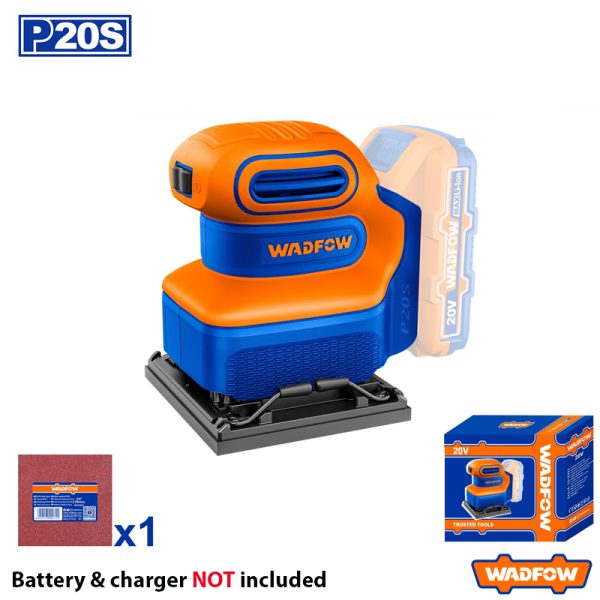 WADFOW Cordless Palm Sander 20V