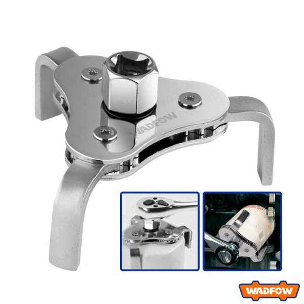 WADFOW Oil Filter Wrench 3 Jaw