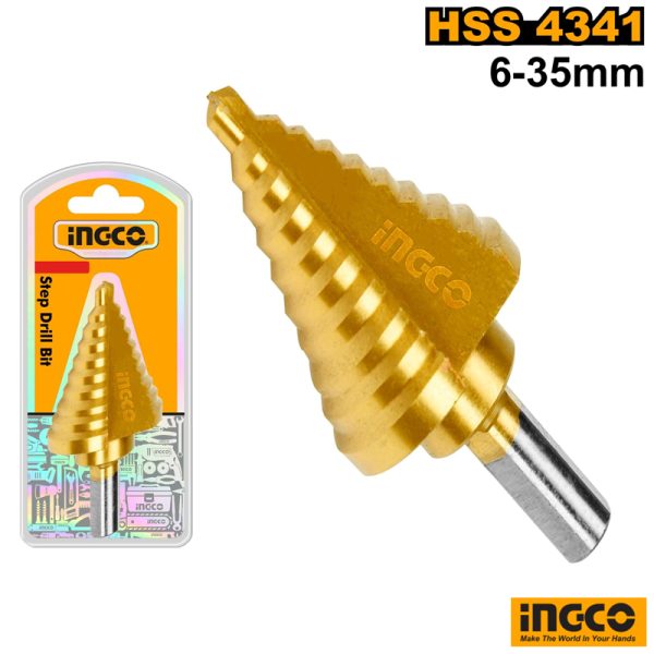 INGCO Step Drill Bit 6-38mm (Extra Large)