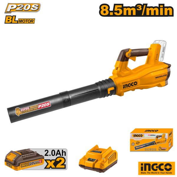 INGCO Cordless  Leaf Blower (2x Battery)