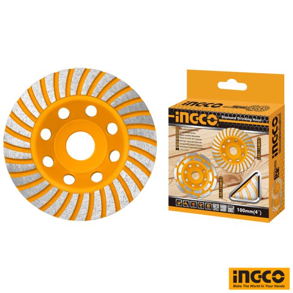 INGCO Segmented Turbo Grinding Cup Wheel 100mm