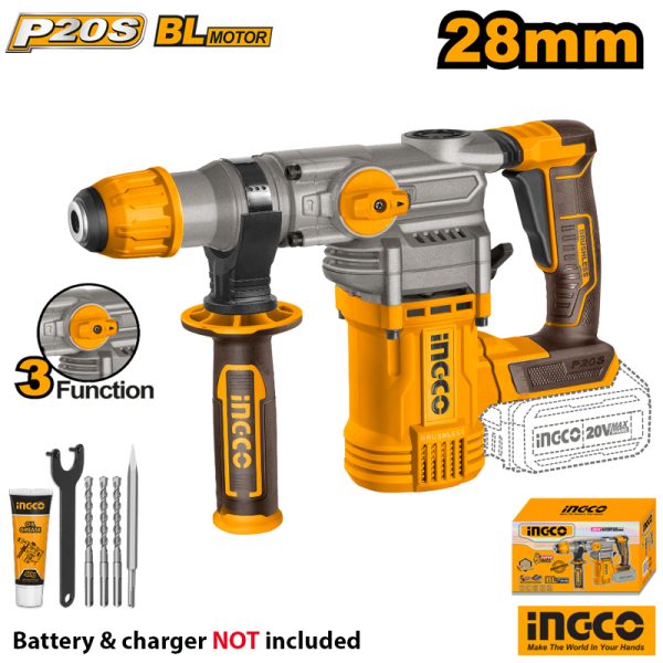 INGCO Cordless Rotary Hammer 28mm