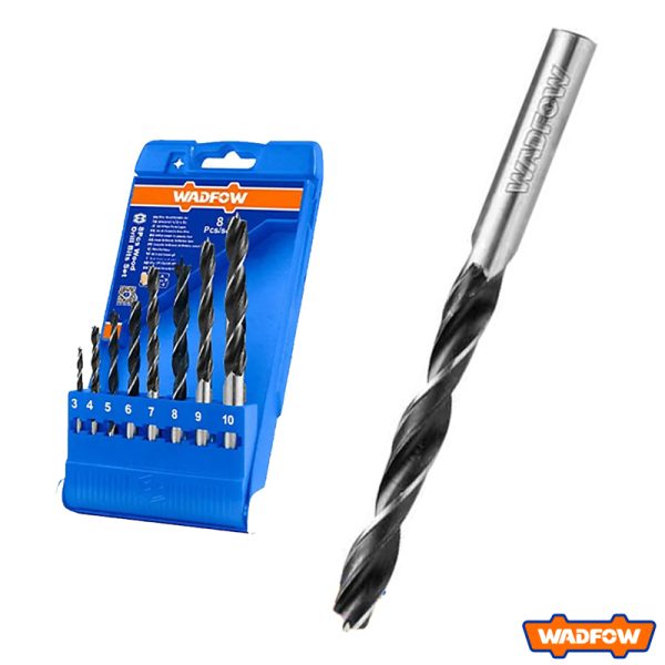 WADFOW 8pcs Wood Drill Bit Set