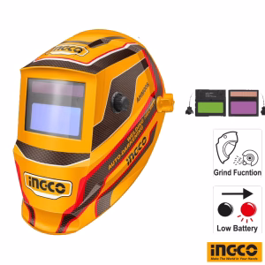 INGCO Auto Darkening Welding Helmet (Yellow)