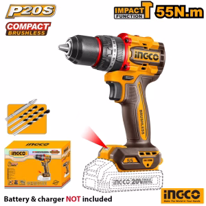 INGCO Cordless Impact Drill 55Nm