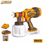 INGCO Cordless Electric Spray Gun (With Battery & Charger)