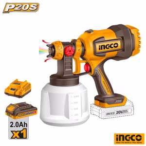 INGCO Cordless Electric Spray Gun (With Battery & Charger)