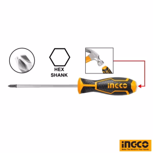 INGCO Phillips Go-Through Screwdriver 150mm