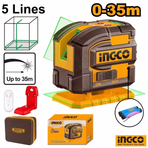 INGCO Self Leveling 5 Line Laser Green