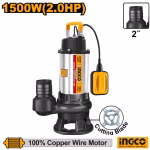 INGCO Sewage Submersible Pump 2HP