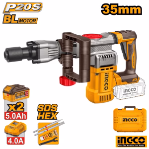 INGCO Cordless Demolition Breaker (2x 5.0 Ah Battery)