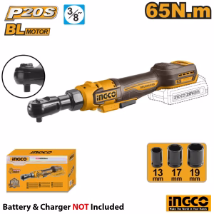 INGCO Cordless Drive Ratchet 65Nm