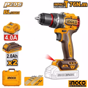 INGCO Cordless Impact Drill 76Nm (2x Battery)