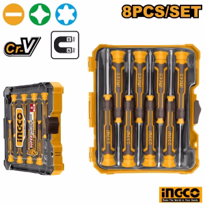 INGCO 8 Pcs Precision Screwdriver Set