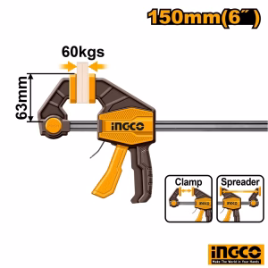 INGCO Quick Bar Clamp 150mm (6 Inch)