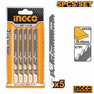 ingco Jig Saw Blades (Wood) - 5pcs