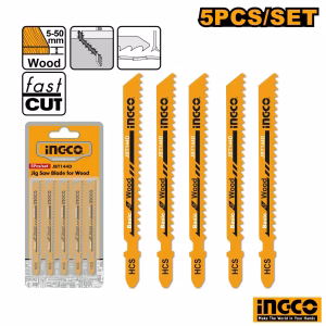 INGCO Jig Saw Blades for Wood - 5 pcs